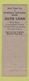 Matchbook Cover - Hannibal National Bank MO