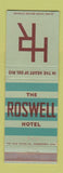 Matchbook Cover - Roswell Hotel Del Rio TX