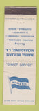 Matchbook Cover - Marina Mercante Nicaraguense Shipping Mamenic WEAR