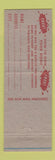 Matchbook Cover - Don Ron Real Estate Construction St Louis MO