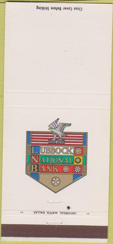 Matchbook Cover - Lubbock National Bank TX 30 Strike