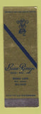 Matchbook Cover - Beau Rivage Spring Lake NJ SAMPLE WEAR