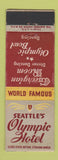 Matchbook Cover - Olympic Club Seattle WA