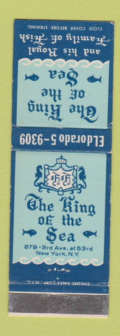 Matchbook Cover - King of the Sea Restaurant New York City