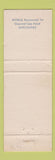 Matchbook Cover - King of the Sea Restaurant New York City