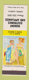 Matchbook Cover - Dumont Electronics Appliances Sundre AB hillbilly