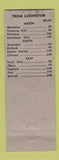 Matchbook Cover - Broadway Cafe Ludington MI BLUE