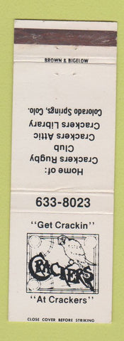 Matchbook Cover - Crackers Restaurant? Club Colorado Springs