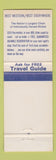 Matchbook Cover - Driftwood Motor Hotel Modesto CA Best Western