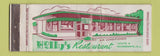 Matchbook Cover - Holly's Restaurant Hackensack NJ WEAR
