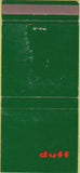 Matchbook Cover - Duff Truck Lines Akron Toledo OH Lima WEAR 30 Strike