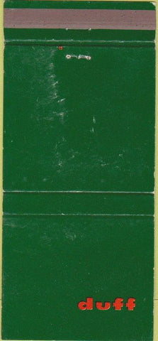 Matchbook Cover - Duff Truck Lines Akron Toledo OH Lima WEAR 30 Strike