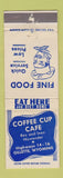 Matchbook Cover - Coffee Cup Cafe Gillette WY WEAR
