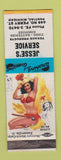 Matchbook Cover - Jesse's Texaco oil gas Pontiac MI pinup