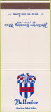 Matchbook Cover - Bellerive Country Club St Louis MO 30 Strike