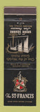 Matchbook Cover - St Francis Hotel San Francisco CA