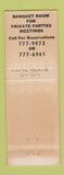 Matchbook Cover - Maple Leaf Bar Lounge St Paul MN