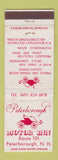 Matchbook Cover - Peterborough Motor Inn NH WEAR