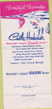 Matchbook Cover - Castle Harbour Bermuda 30 Strike
