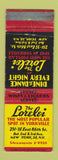 Matchbook Cover - The Lorelei Restaurant New York City WORN
