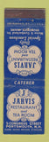 Matchbook Cover - Jarvis Restaurant Tea Room Portsmouth NH Brunswick ME