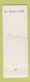 Matchbook Cover - Meadowbrook Motor Inn Portsmouth NH DD Bean