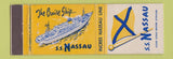 Matchbook Cover - SS Nassau Cruise Line