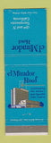 Matchbook Cover - El Mirador Hotel Sacramento CA