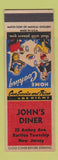 Matchbook Cover - John's Diner Rariton Township NJ SAMPLE
