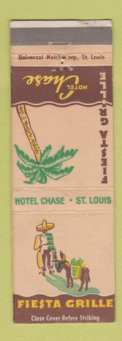 Matchbook Cover - Hotel Chase St Louis MO Fiesta Grille