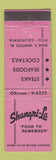 Matchbook Cover - Shangri La Restaurant Pico CA WEAR