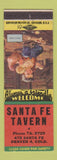 Matchbook Cover - Santa Fe Tavern Denver Colorado