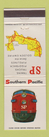 Matchbook Cover - Southern Pacific Railroad