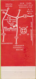 Matchbook Cover - Town House Motor Hotel Lowell MA  30 Stick