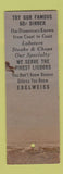 Matchbook Cover - Edelweiss Cafe Denver Colorado WEAR
