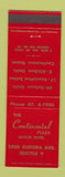 Matchbook Cover - Continental Plaza Motor Hotel Seattle WA