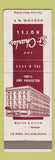 Matchbook Cover - St Charles Hotel Hudson NY