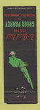 Matchbook Cover - Green Parrot Restaurant Rochester MN