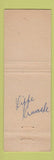 Matchbook Cover - Ochard Inn Restaurant Springfield NJ