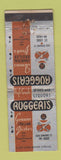 Matchbook Cover - Ruggeri's Italian Restaurant St Louis MO WEAR