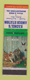 Matchbook Cover - Kachel's Amoco oil gas WEAR