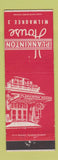 Matchbook Cover - Plankinton House Milwaukee WI RED
