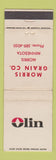 Matchbook Cover - Olin Morris Grain MN WEAR