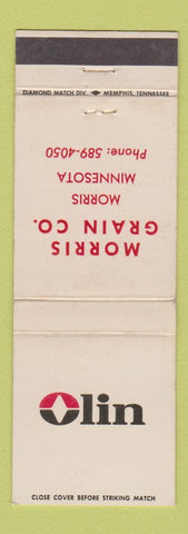 Matchbook Cover - Olin Morris Grain MN WEAR