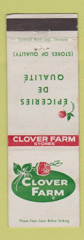 Matchbook Cover - Clover Farm Stores WEAR