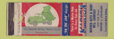 Matchbook Cover - Marion Truck Bodies Hoists Denver Colorado Woeber PAPER LOSS