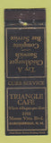 Matchbook Cover - Triangle Cafe Albuquerque NM
