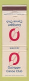 Matchbook Cover - Outrigger Canoe Club Waikiki Hawaii WEAR