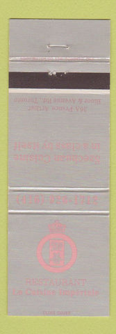 Matchbook Cover - Restaurant La Cuisine Imperiale Toronto ON Chinese