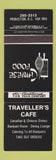 Matchbook Cover - Traveller's Cafe Chinese Princeton BC